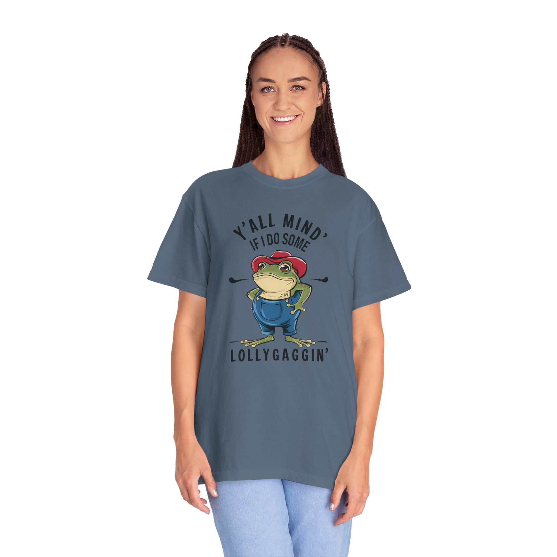 Y'all Mind If I Do Some Lollygagging Funny Frog Tshirt