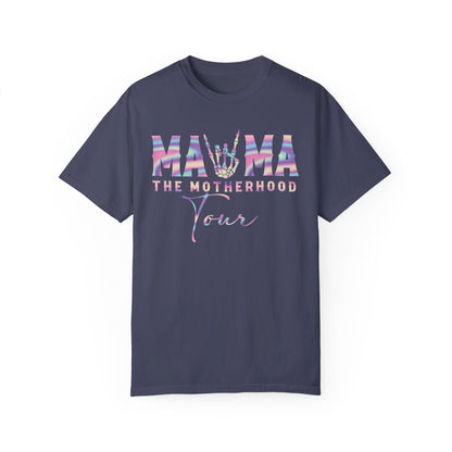 The Motherhood Tour Shirt - Mama Rock Tour Shirt Denim