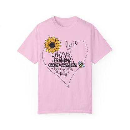 Great Grandma Sunflower T Shirt Blossom