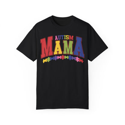 Comfort Colors Autism Mama Shirt Black