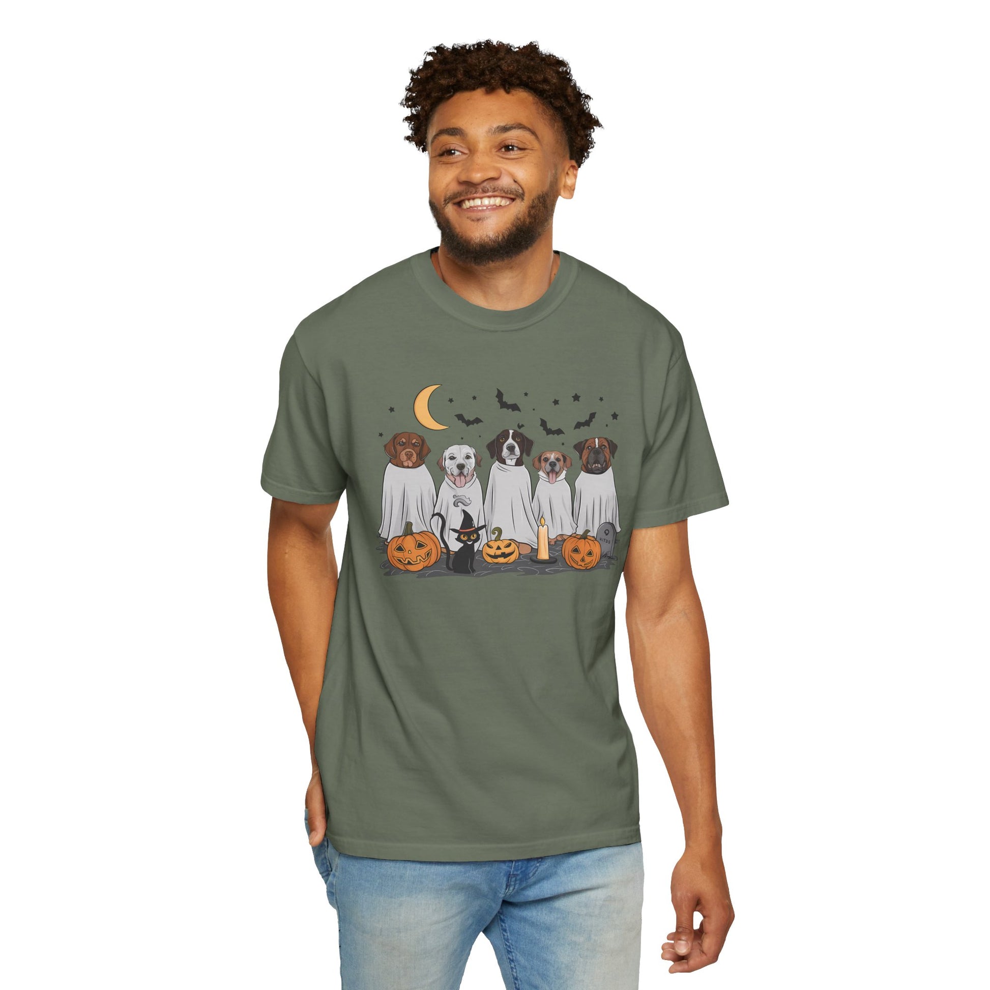 Halloween Ghost Dogs Tee