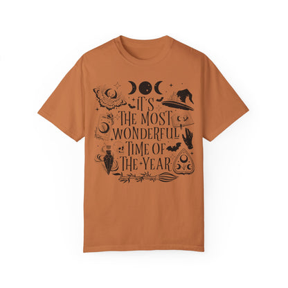 It's The Most Wonderful Time Of The Year Fall T-Shirt - Spooky Shirt Yam