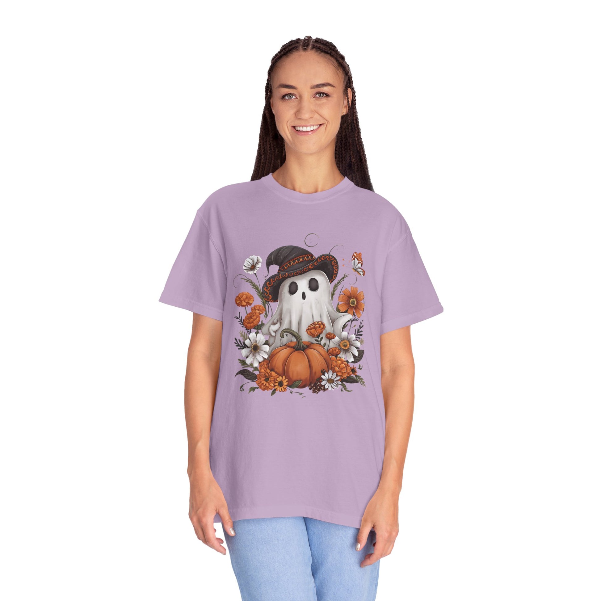 Halloween Ghost Comfort Colors Shirt