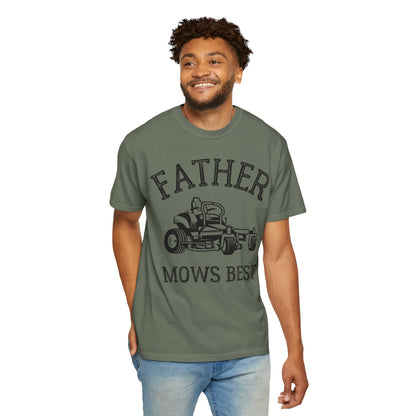 Father Mows Best Lawn Mowing Shirt | Funny Dad Gift Idea