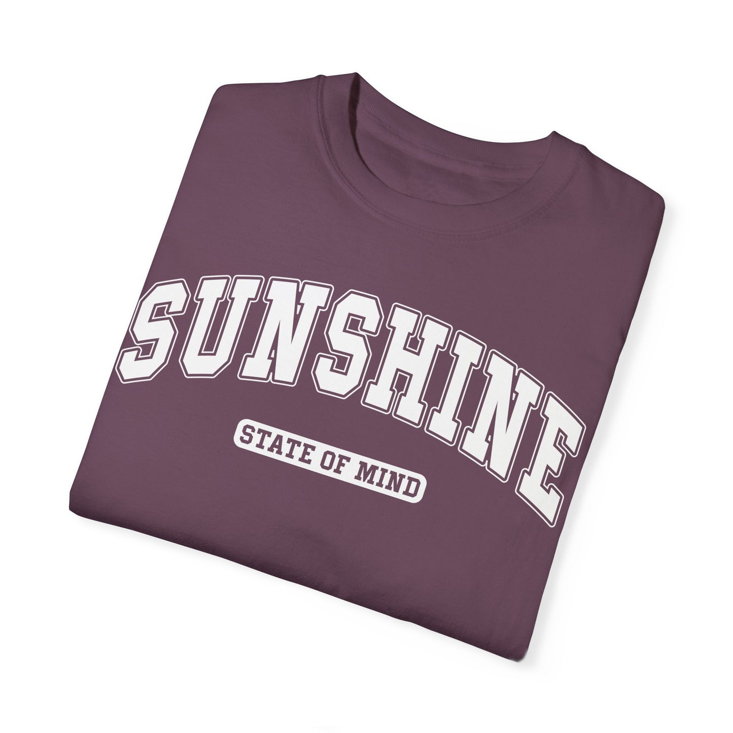 Comfort Colors Beach Shirt, Sunshine State of Mind Shirt Berry