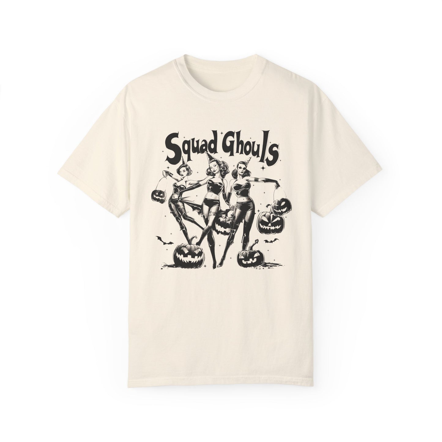 Halloween Squad Ghouls Shirt - Comfort Colors Shirt Ivory