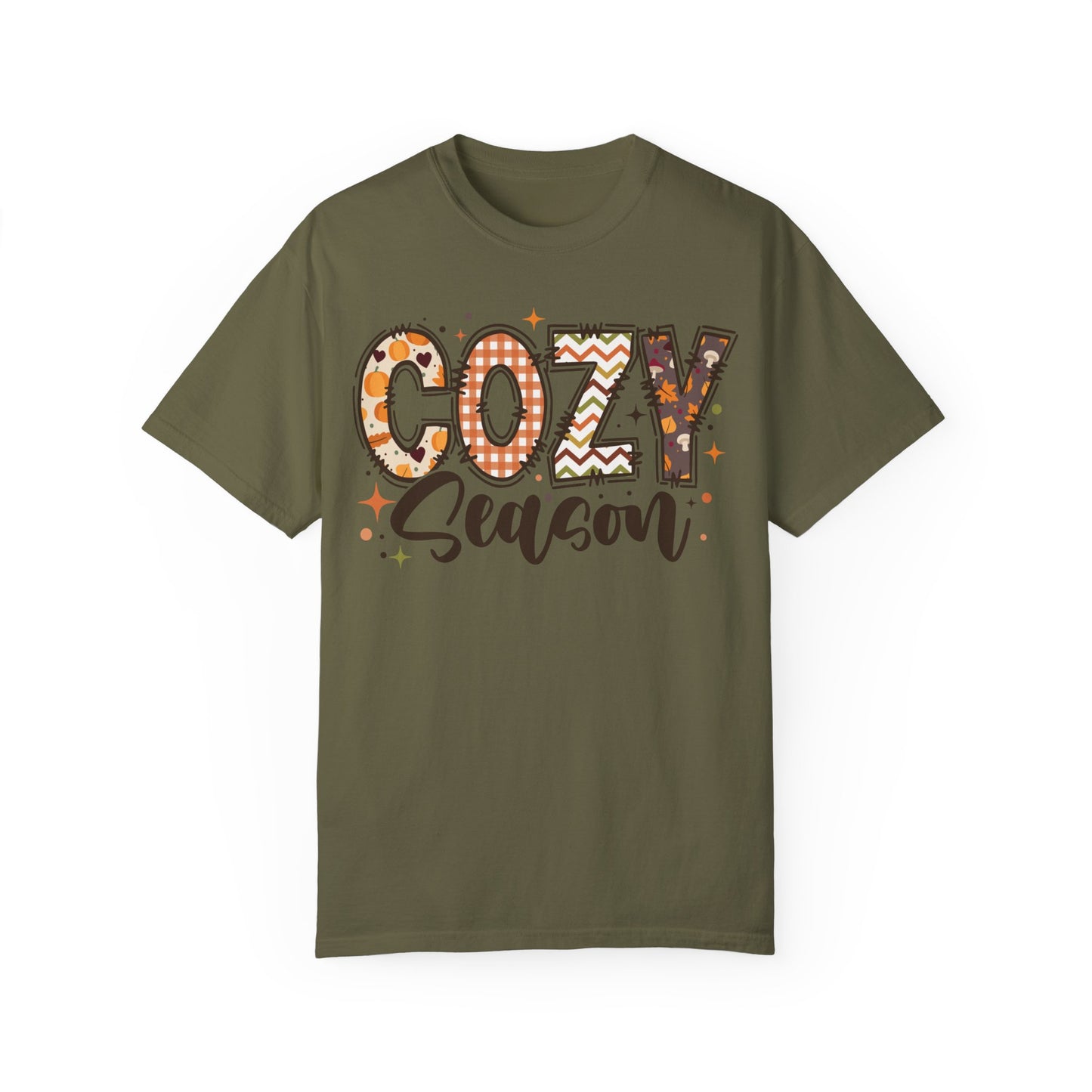 Womens Cozy Season Fall Shirt Sage