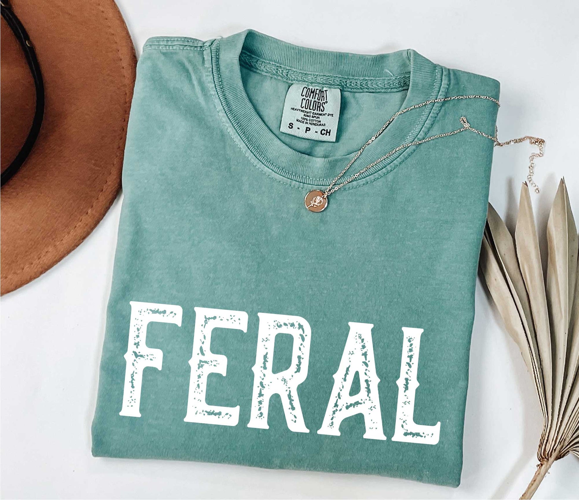 Feral Comfort Colors Feral Shirt, Unisex Funny Quote Shirt