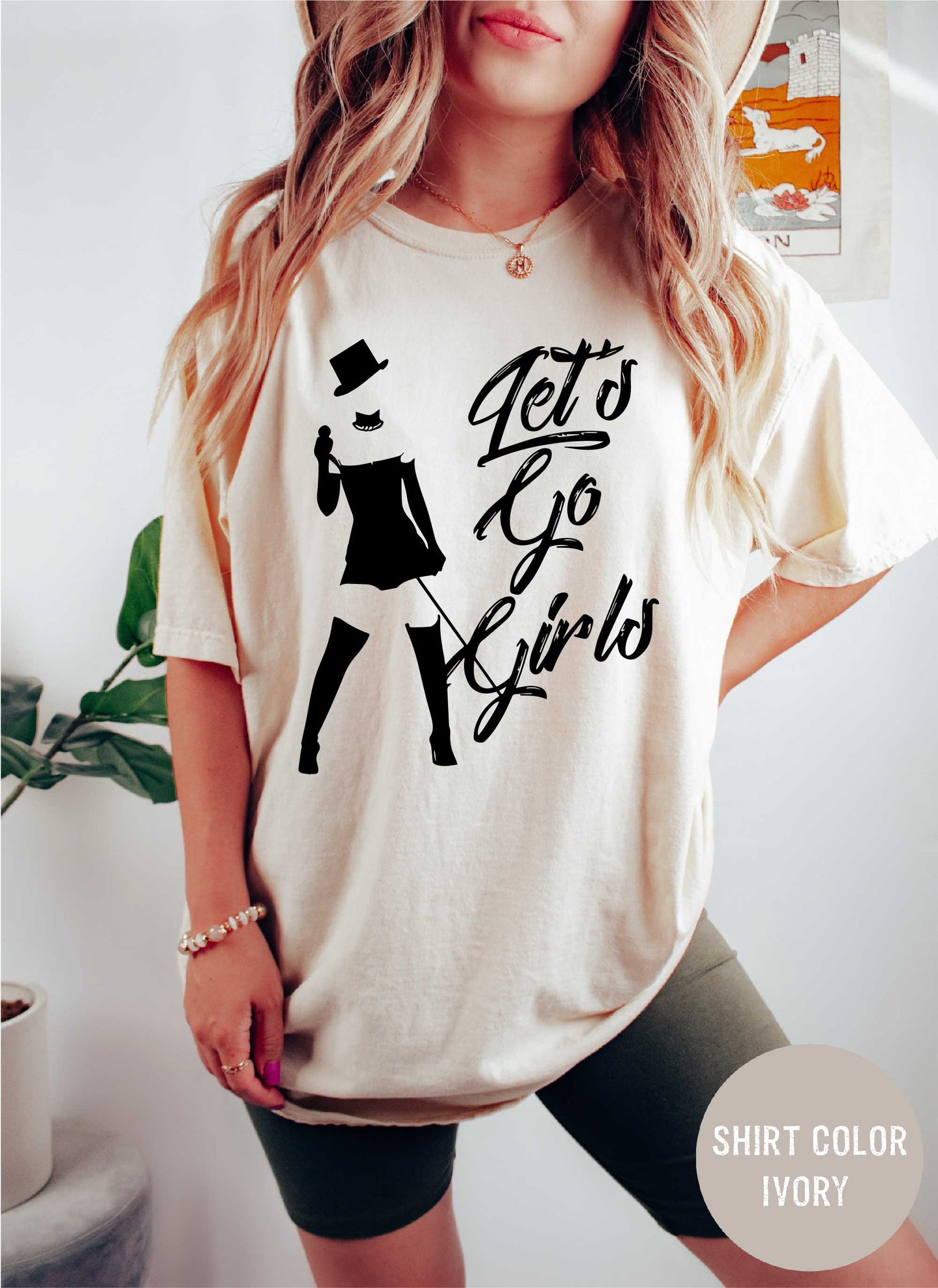 Lets Go Girls Comfort Colors Shirt - Bridal Party Shirt