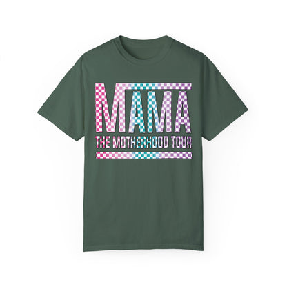 The Motherhood Tour Shirt - Mama Rock Tour Shirt Blue Spruce