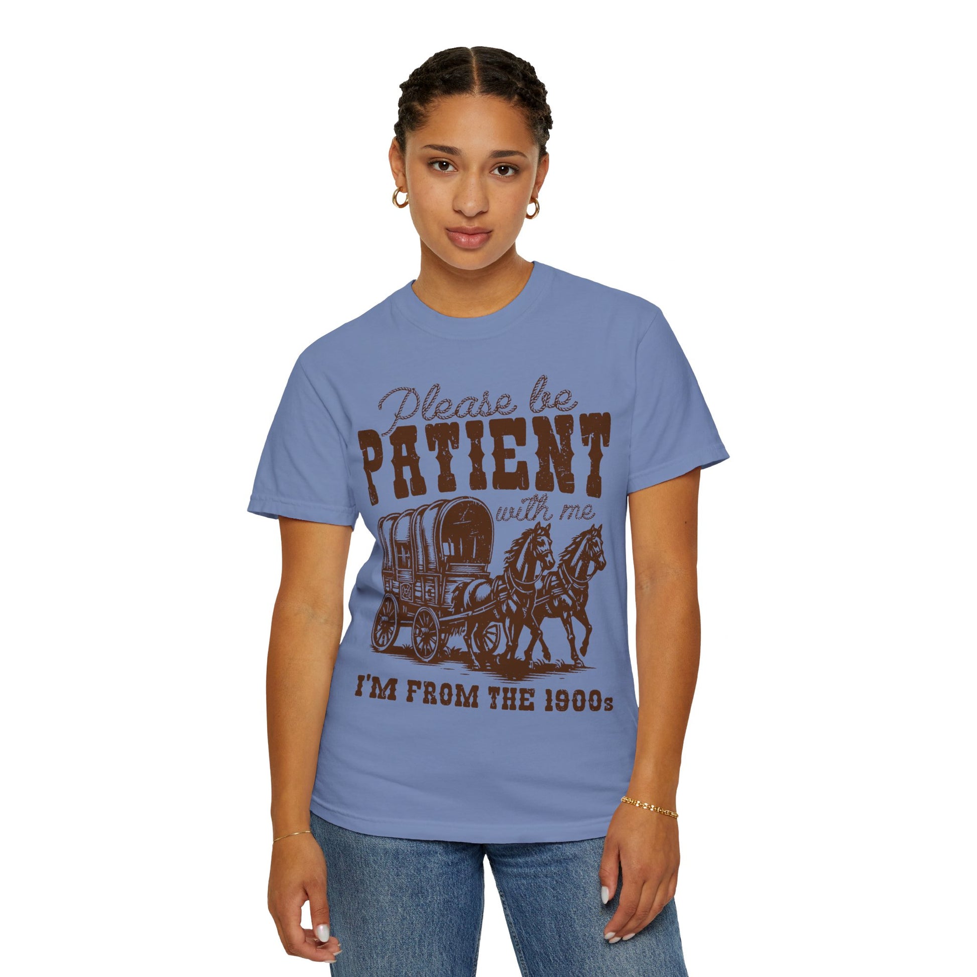 Please Be Patient With Me I'm From The 1900s Shirt, Funny Graphic Retro Shirt