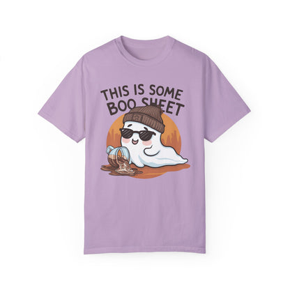 This Is Some Boo Sheet T-Shirt Funny Halloween Shirt Orchid