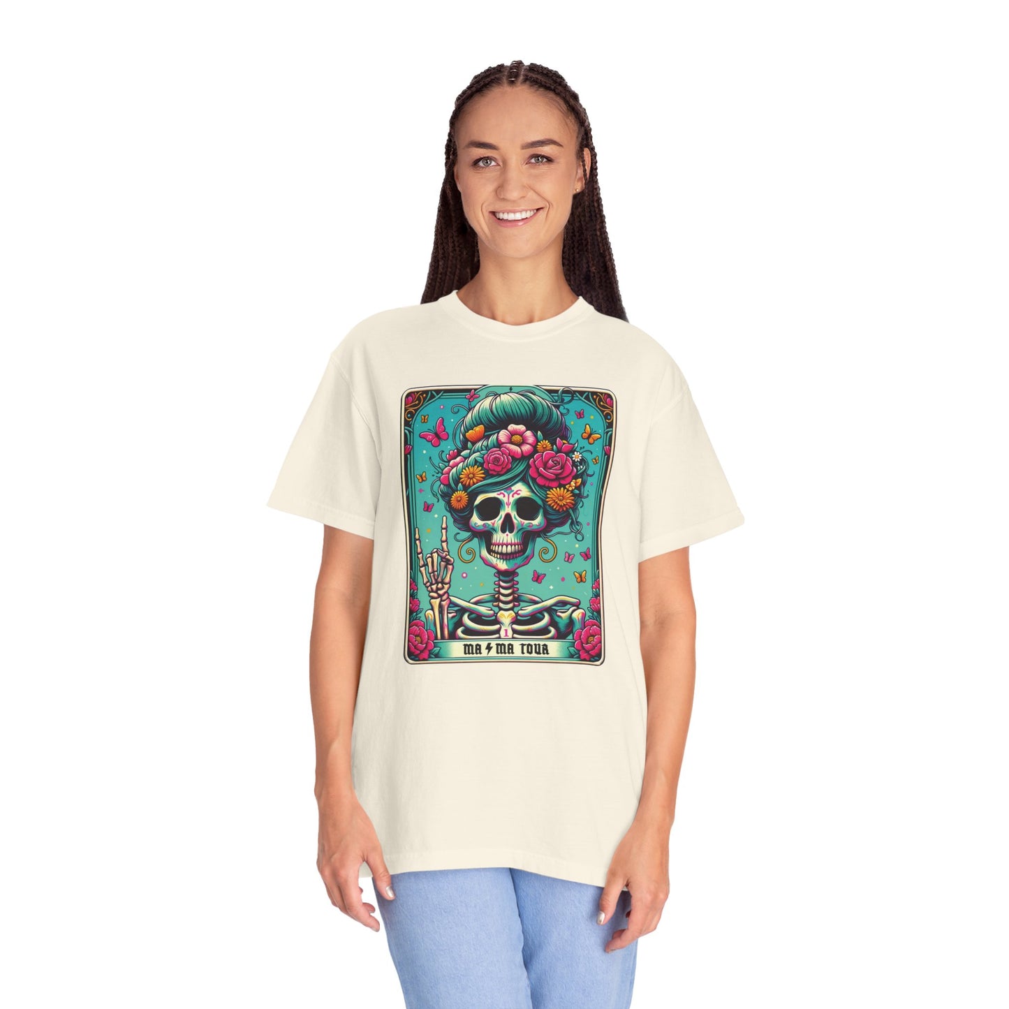 Floral Mama Tour Skeleton Tarot Card Shirt