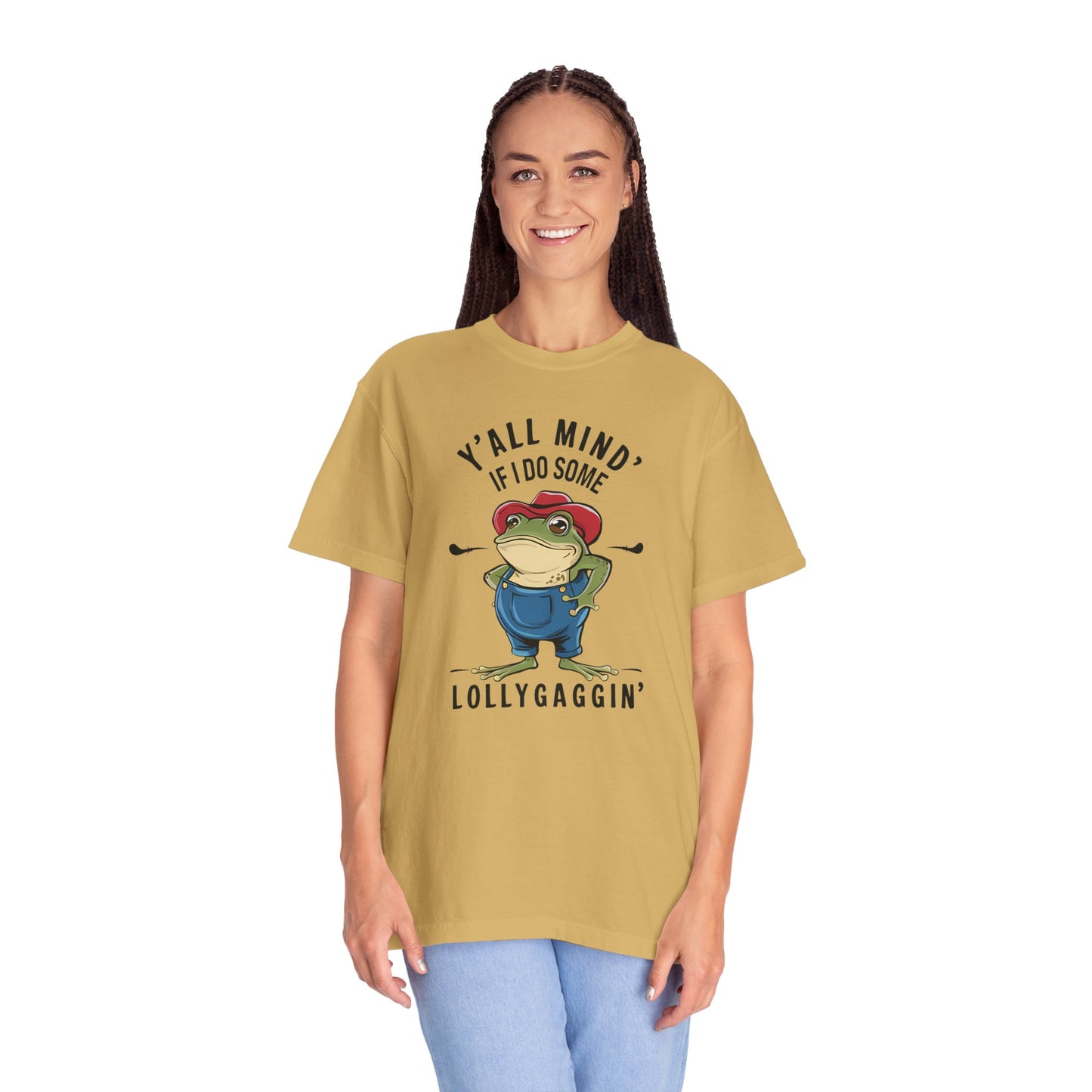 Y'all Mind If I Do Some Lollygagging Funny Frog Tshirt