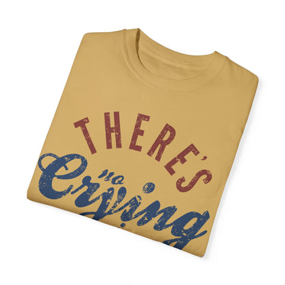 There's No Crying in Baseball Shirt, Funny Baseball Tees, Sports Mom Gifts, Game Day Shirt Mustard