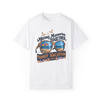 Summer Family Vacation 2024 Making Memories Together Shirt White