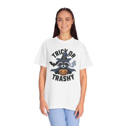 Trick or Trashy Raccoon Halloween Shirt