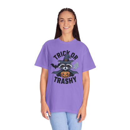 Trick or Trashy Raccoon Halloween Shirt