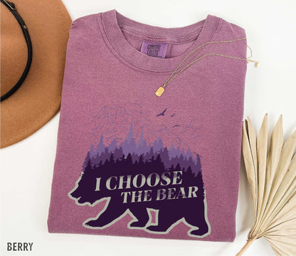 I Choose the Bear Shirt, Team Bear Shirt, Bear Vs Man