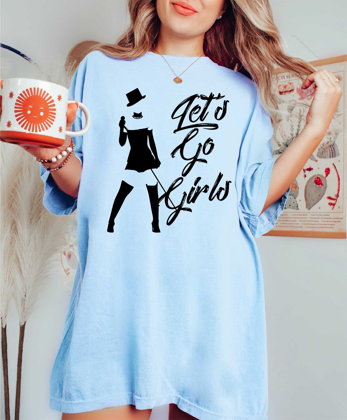 Lets Go Girls Comfort Colors Shirt - Bridal Party Shirt