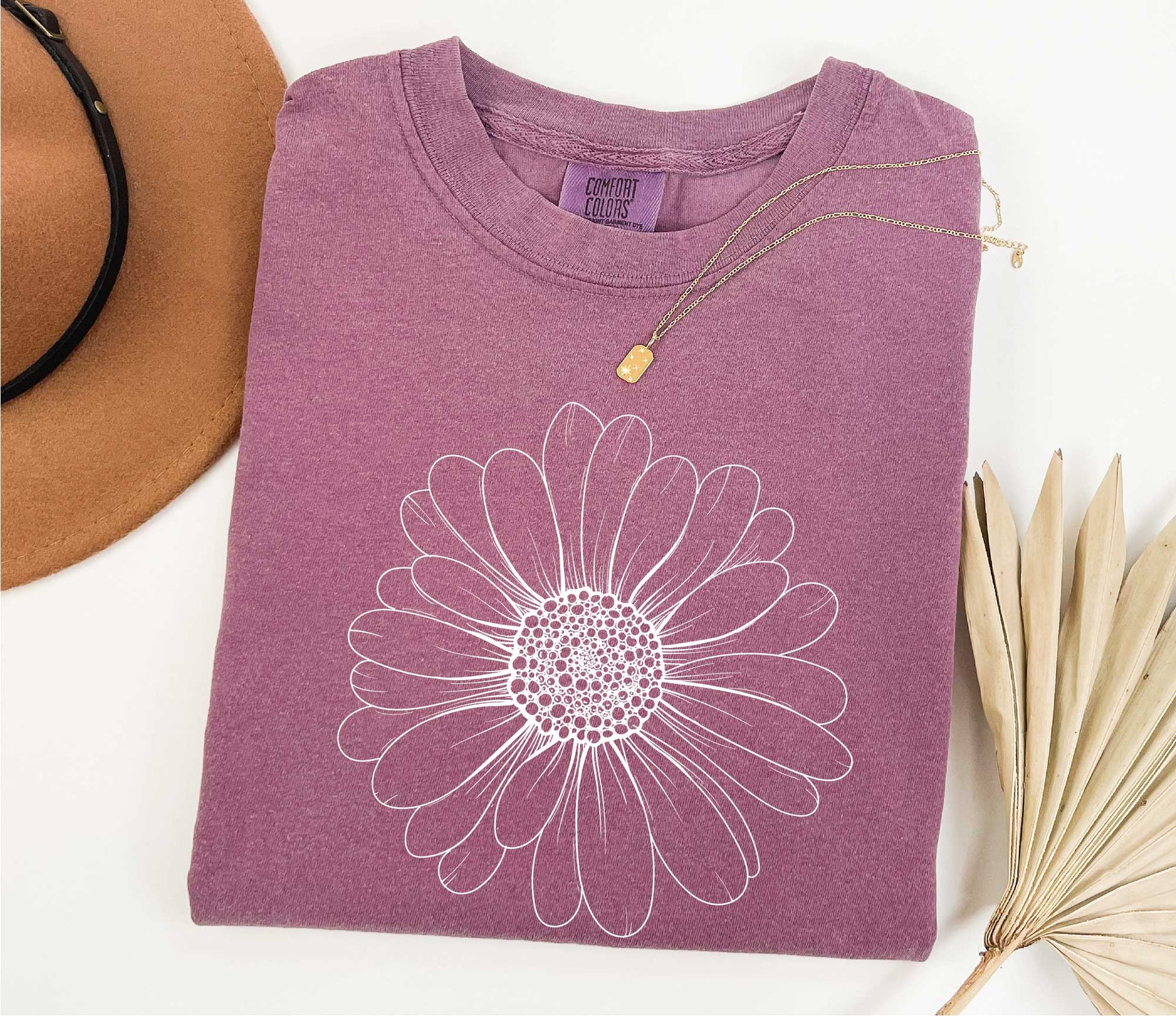 Comfort Colors Daisy Shirt,Cute Boho Wildflower Tshirt