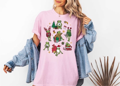 Christmas Frogs T-Shirt