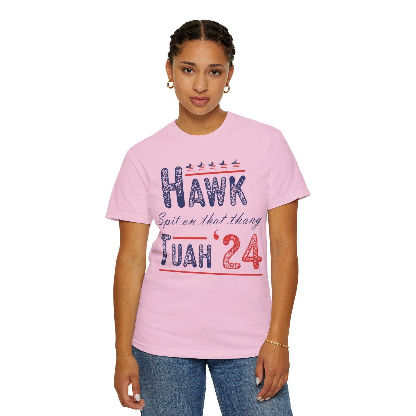 Hawk Tuah 24 Funny Saying Shirt - Spit On That Thang Girl Tee