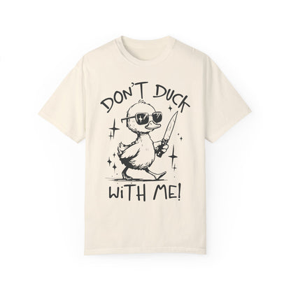 Comfort Colors Funny Duck Shirt Ivory