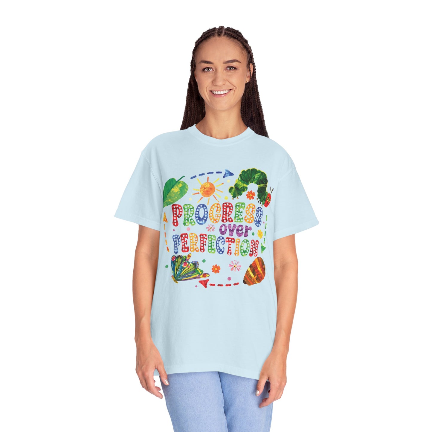 Progress Over Perfection Teacher Shirt - Inspirational Educator Apparel