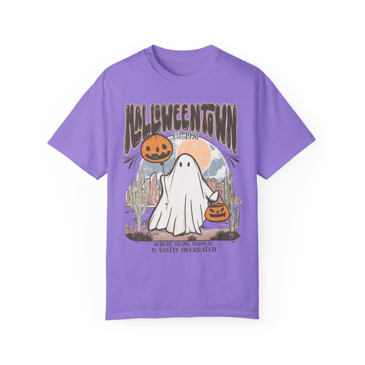 Halloweentown Est 1998 Ghost Pumpkin Shirt Violet