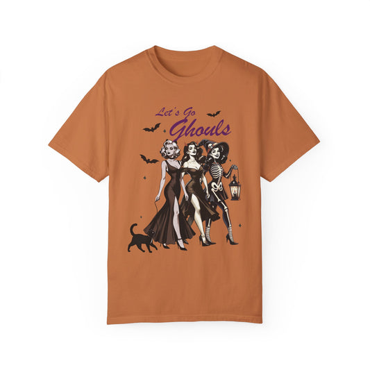 Halloween Witch Let's Go Ghouls Shirt Yam