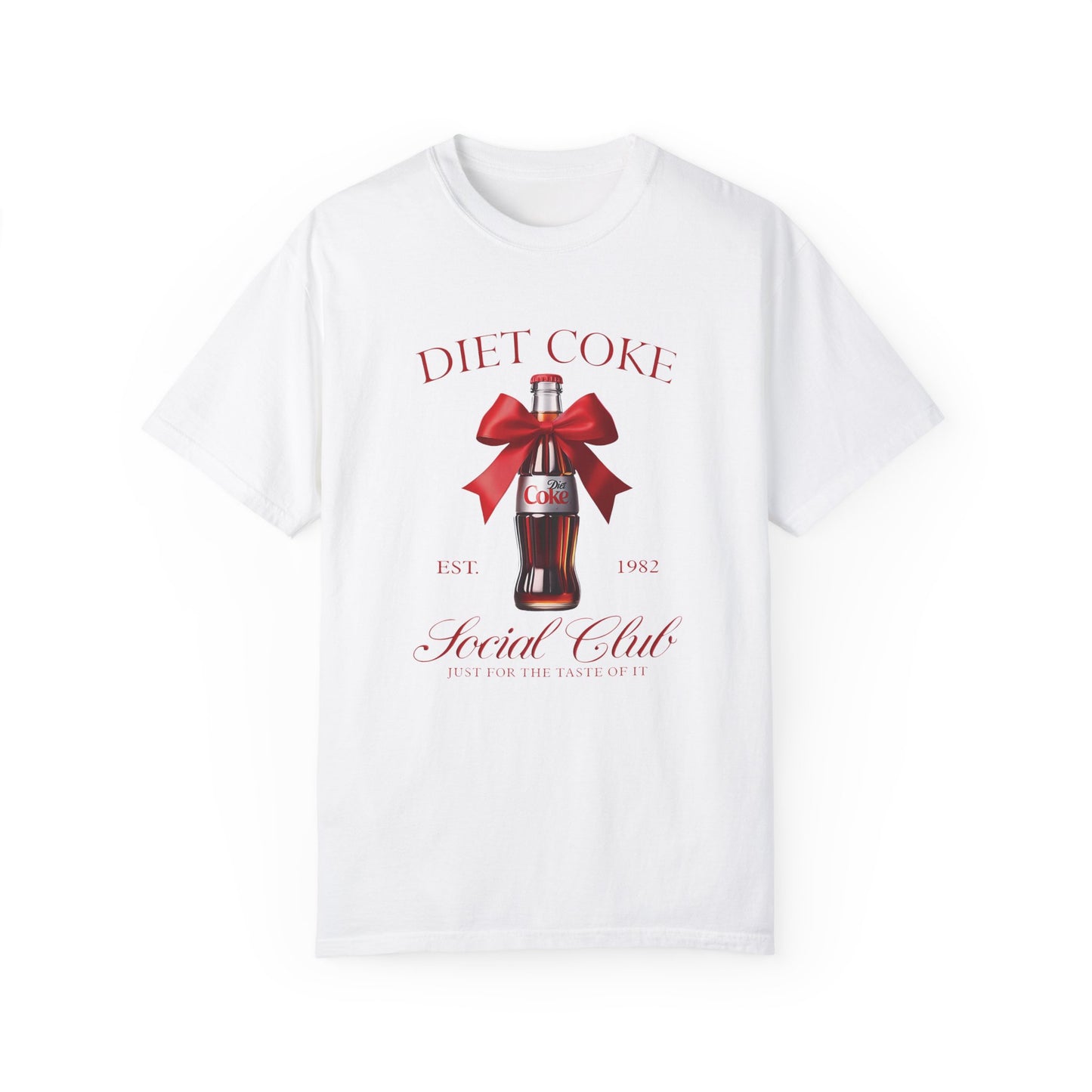 Diet Coke Pink Bow Tshirt White