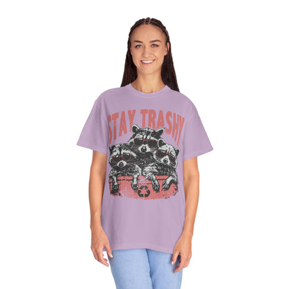 Stay Trashy T-shirt - Funny Raccoons Squad Shirt