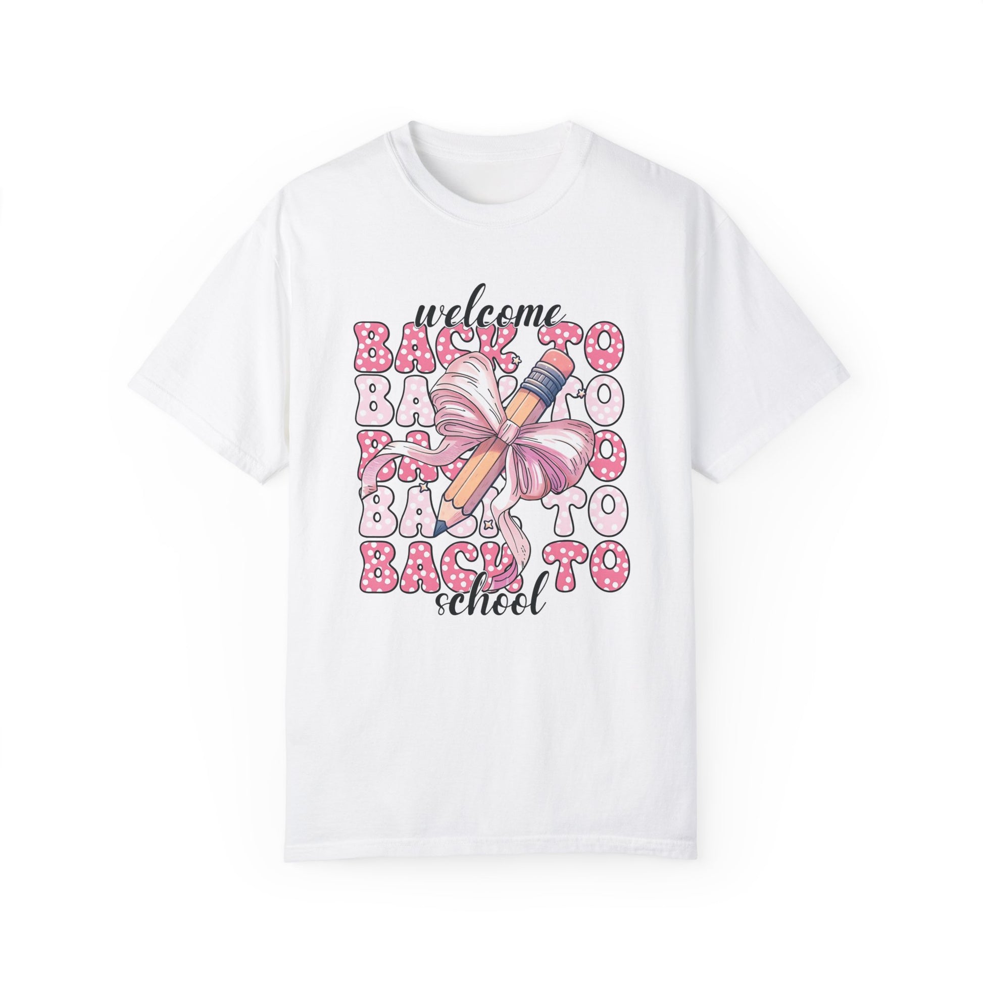 Welcome Back To School Shirt - Cute Teacher Shirt White