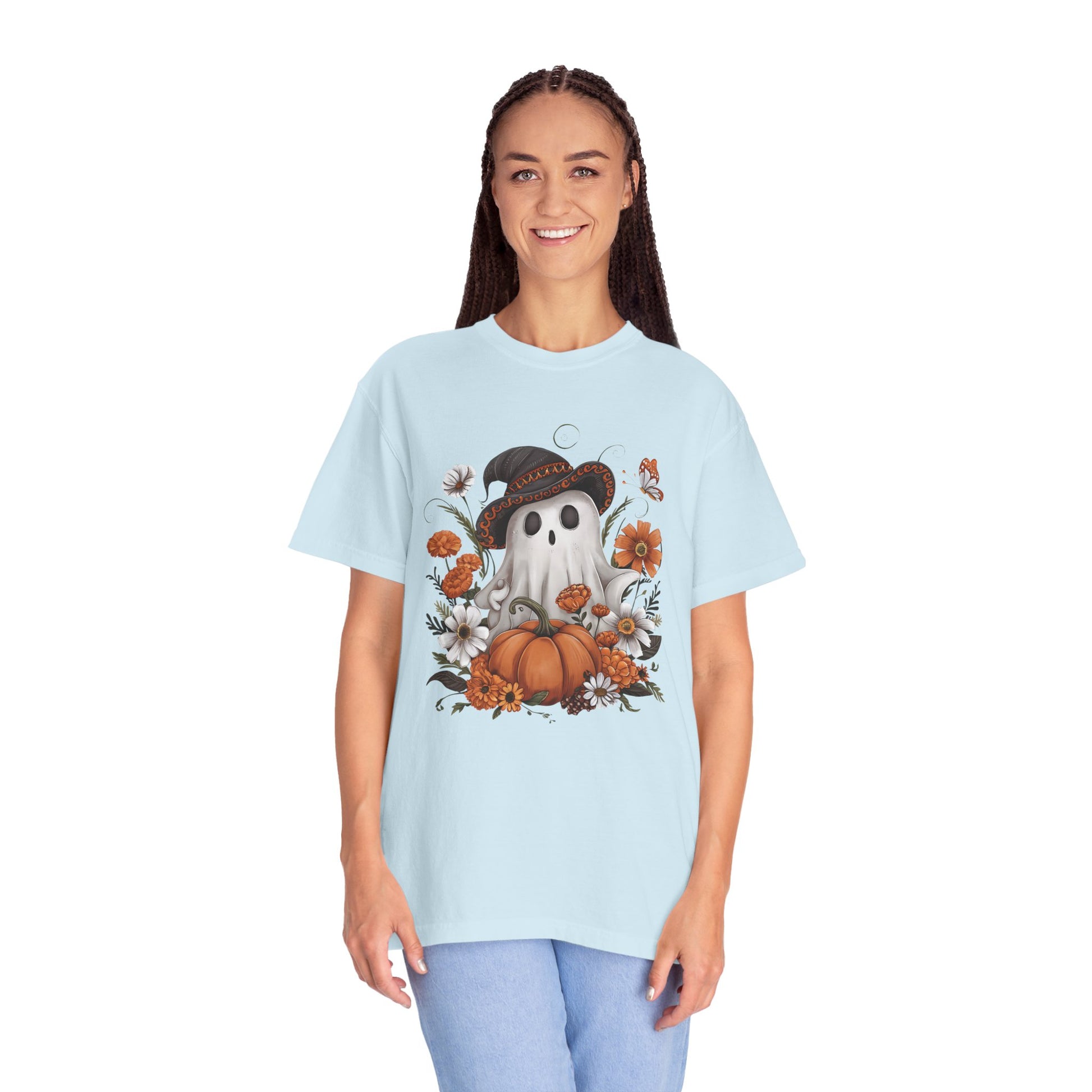 Halloween Ghost Comfort Colors Shirt