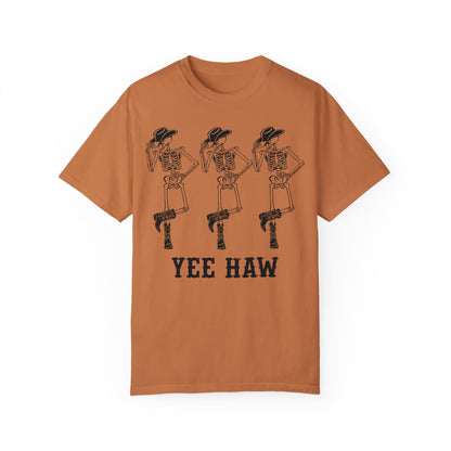 Cowboy Skeleton Yee Haw Shirt Yam