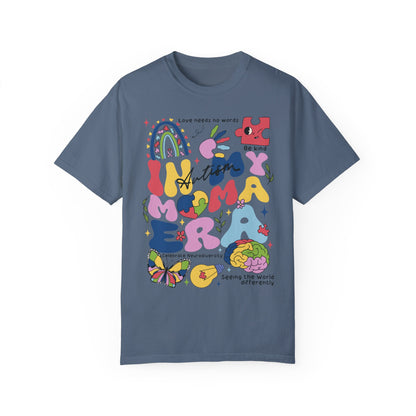 Comfort Colors Autism Mama Shirt - Autism Mama Blue Jean