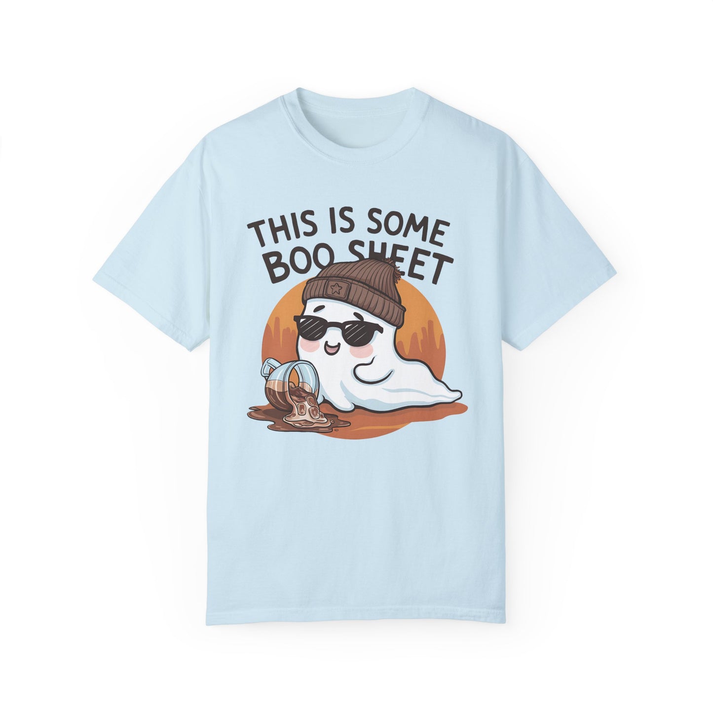 This Is Some Boo Sheet T-Shirt Funny Halloween Shirt Chambray