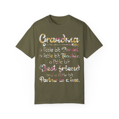 Funny Grandma Quote Shirt Sage