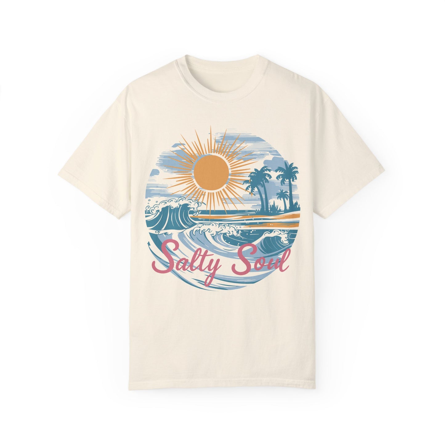 Discover Salty Soul Beach Summer Shirts for Coastal Vibes Ivory