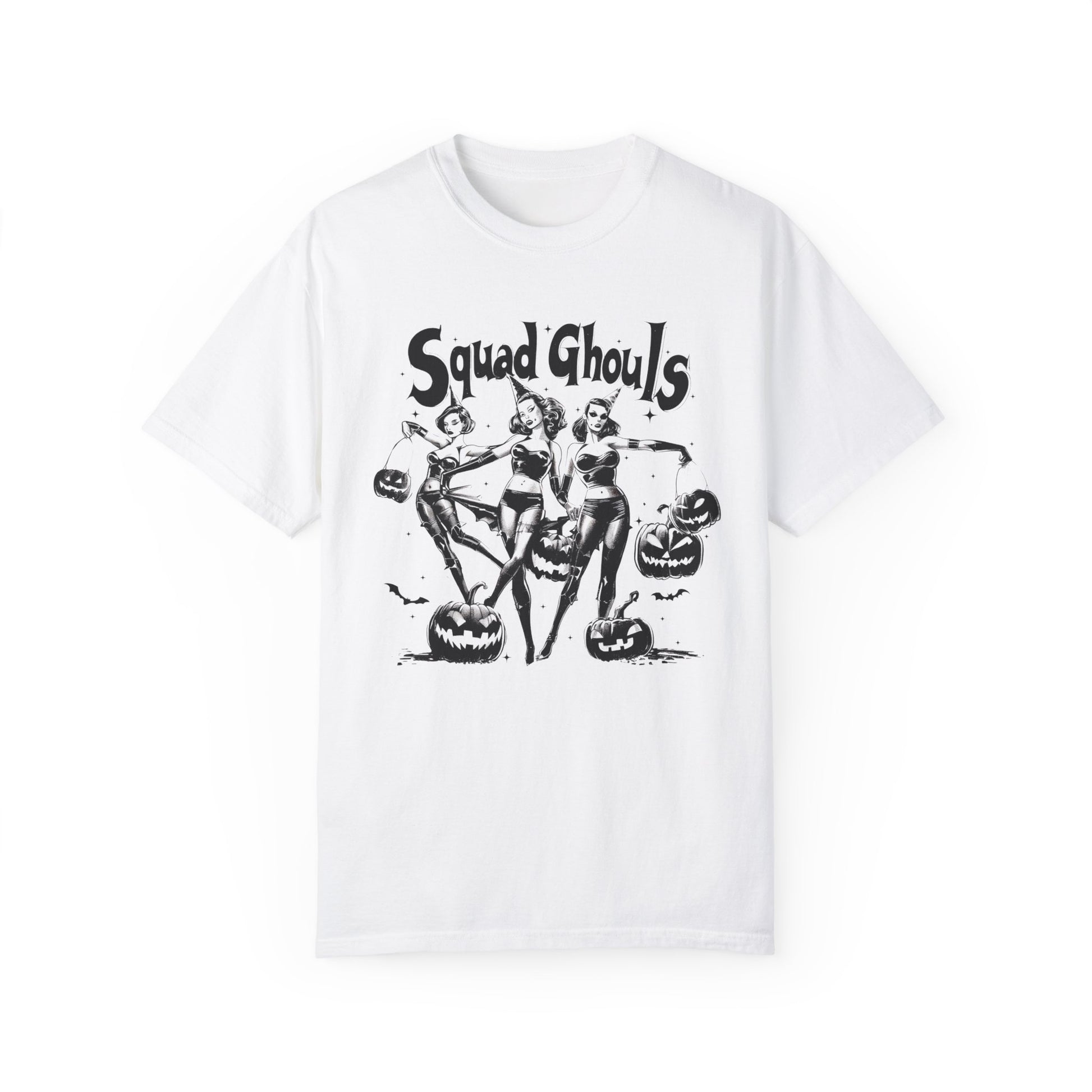 Halloween Squad Ghouls Shirt - Comfort Colors Shirt White