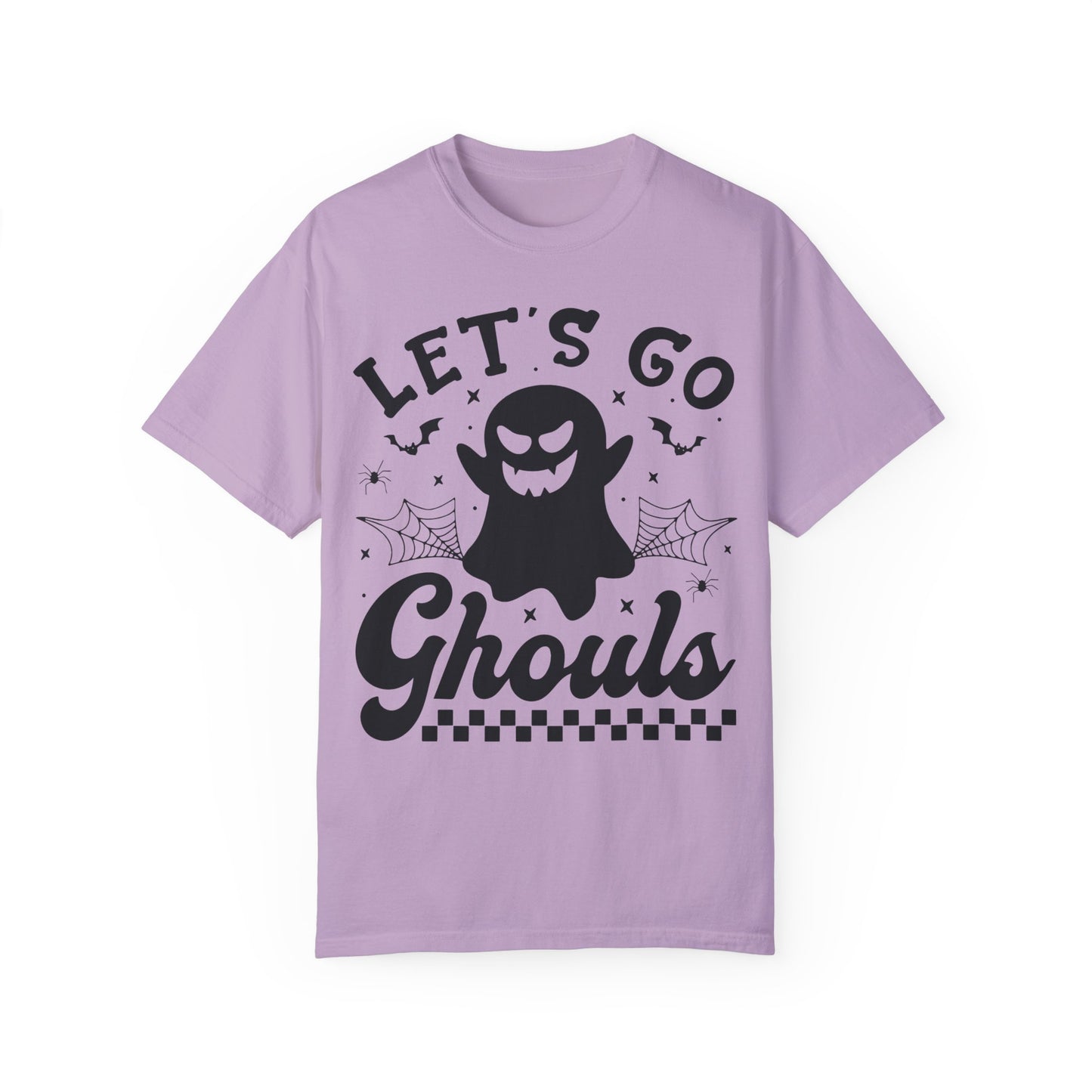 Lets Go Ghouls Shirt Comfort Colors Ghost Shirt Orchid