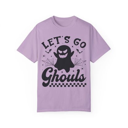 Lets Go Ghouls Shirt Comfort Colors Ghost Shirt Orchid