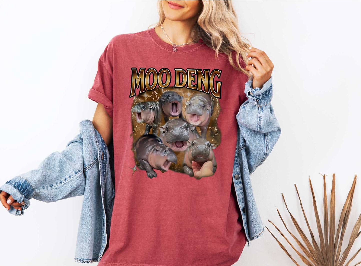 Hippo Memes Unisex Tee - Moo Deng Shirt