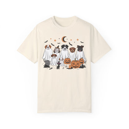 Halloween Ghost Dogs Tee Ivory