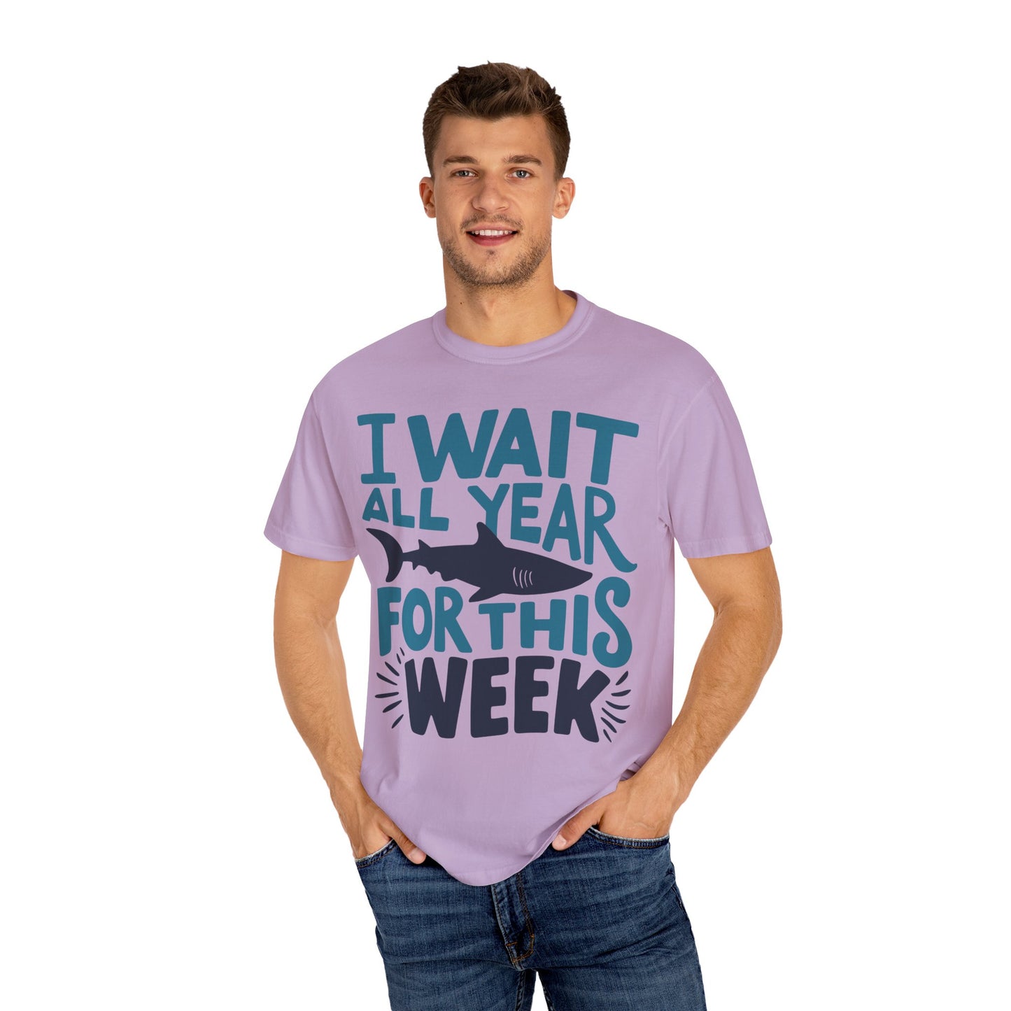 I Wait All Year For This Week Funny Shark Shirt