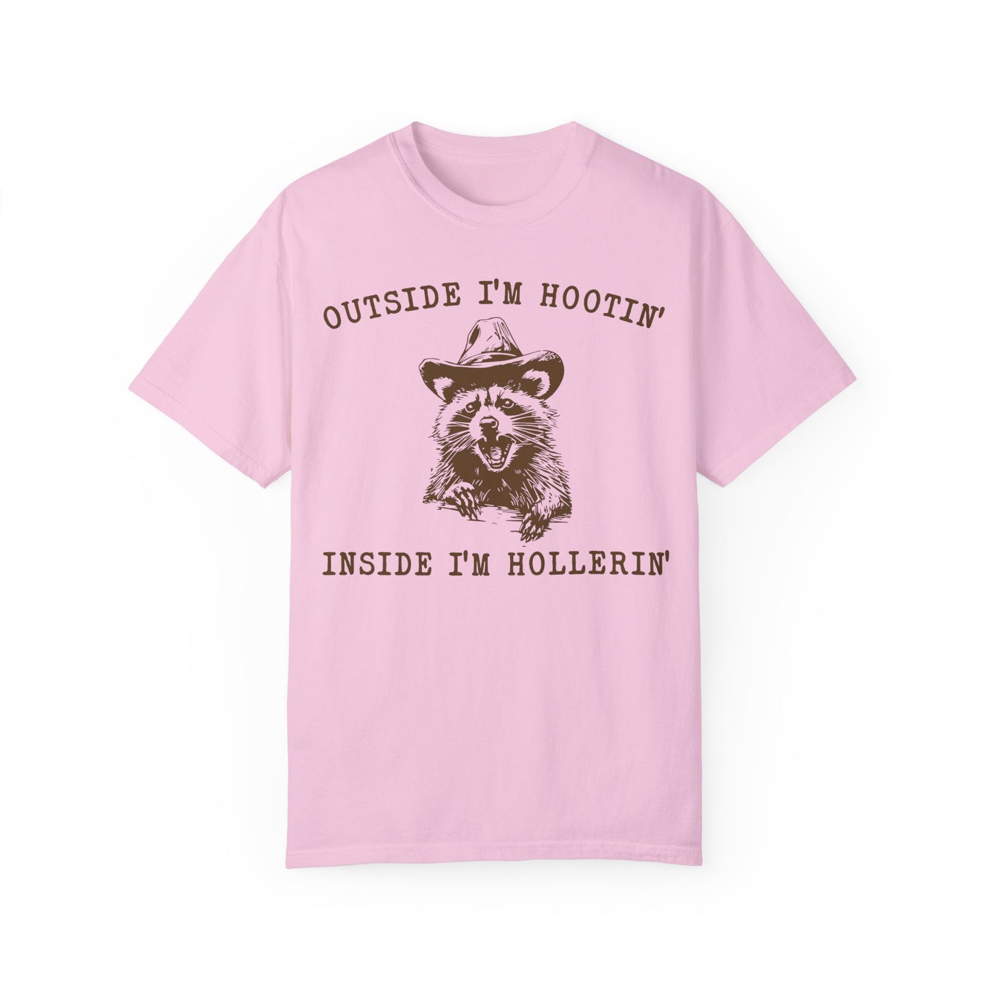 Outside I'm Hootin But Inside I Be Hollerin T-Shirt, Funny Meme Shirt Blossom