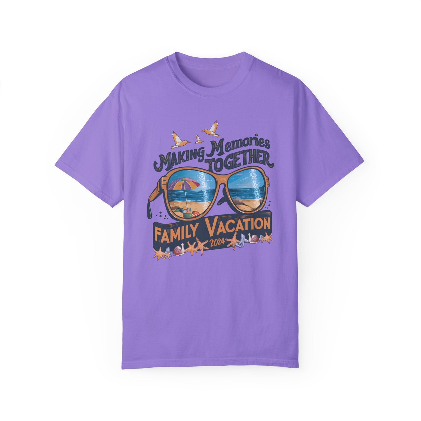 Summer Family Vacation 2024 Making Memories Together Shirt Violet