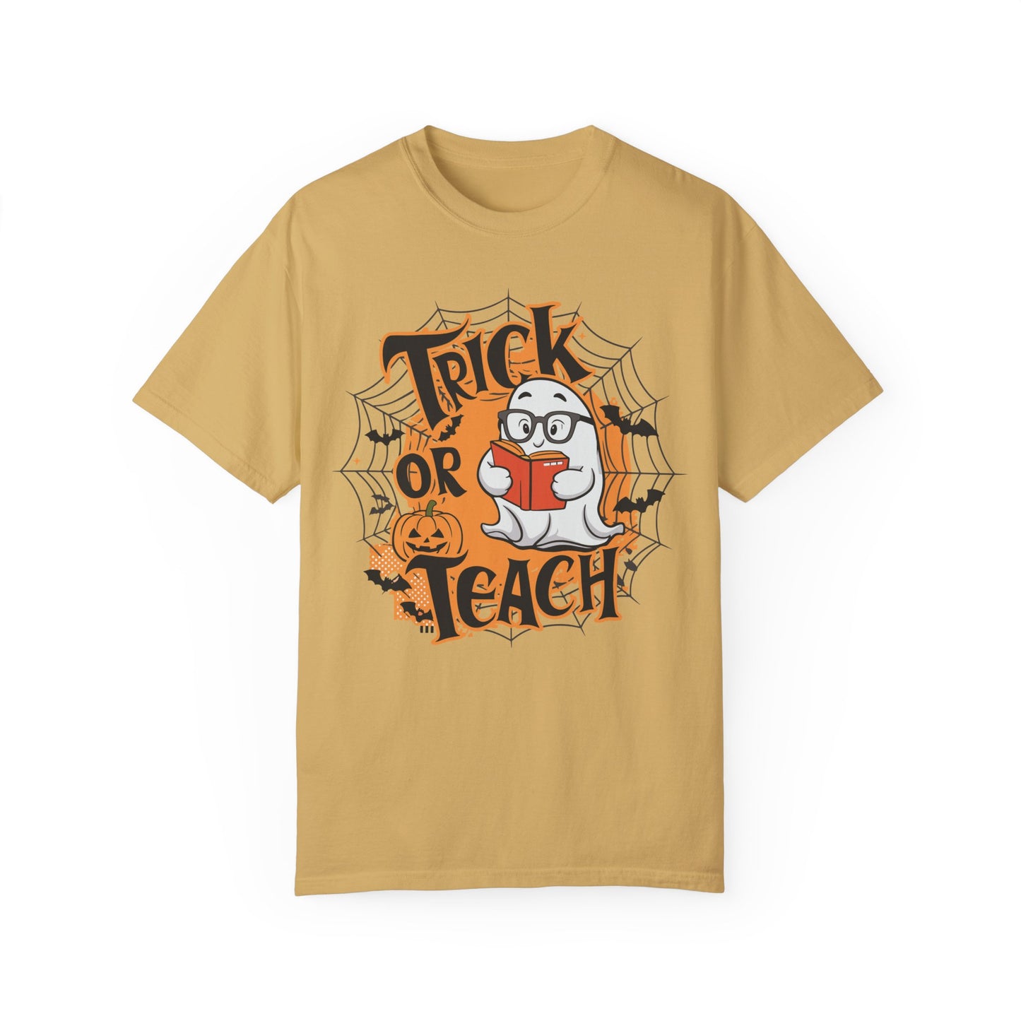 Teacher Halloween Shirt - Trick Or Teach Shirt Mustard