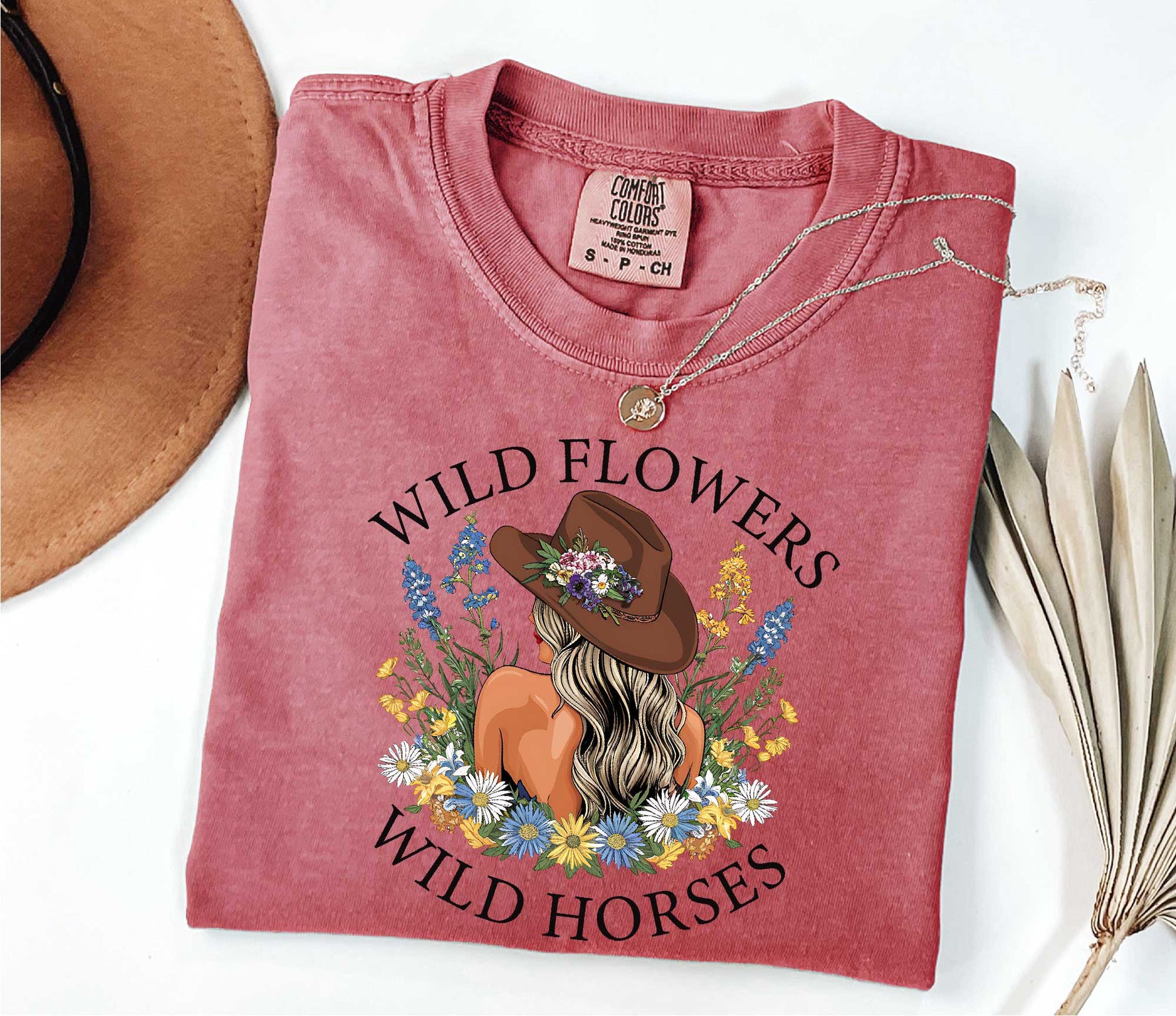 Wild Flowers Shirt, Western Cowgirl Shirt